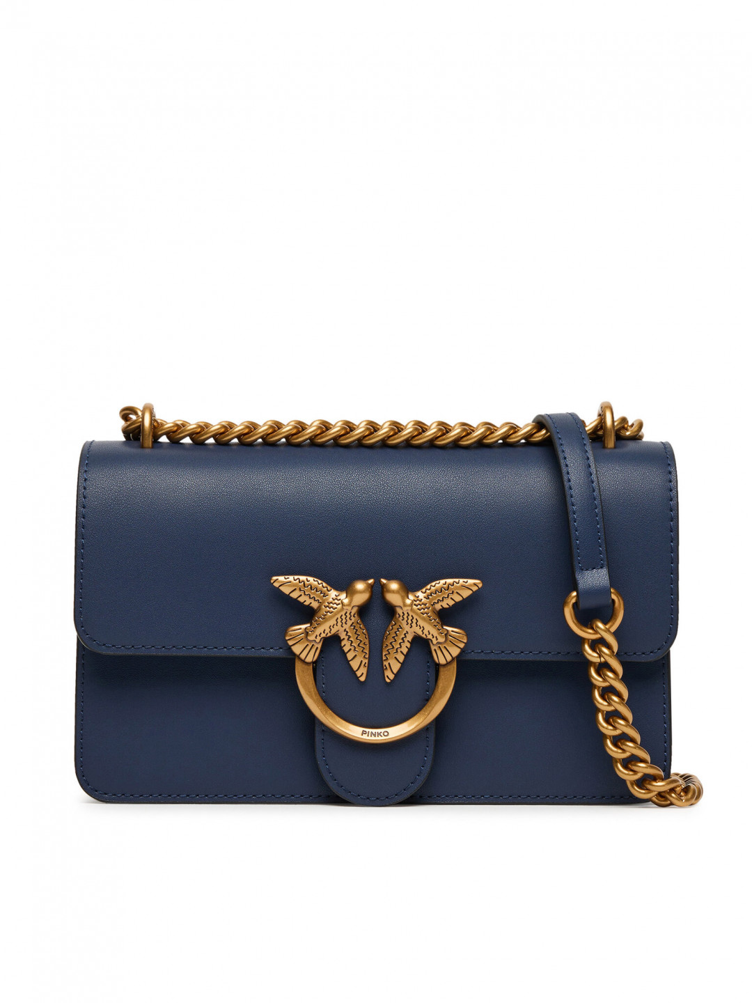 PINKO Kabelka Love One Mini Dc AI 25-26 PLTT 100074 A0F1 Tmavomodrá